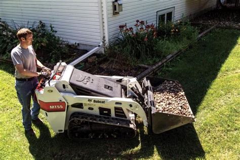 bobcat stand behind skid steer|bobcat mt 55 walk behind.